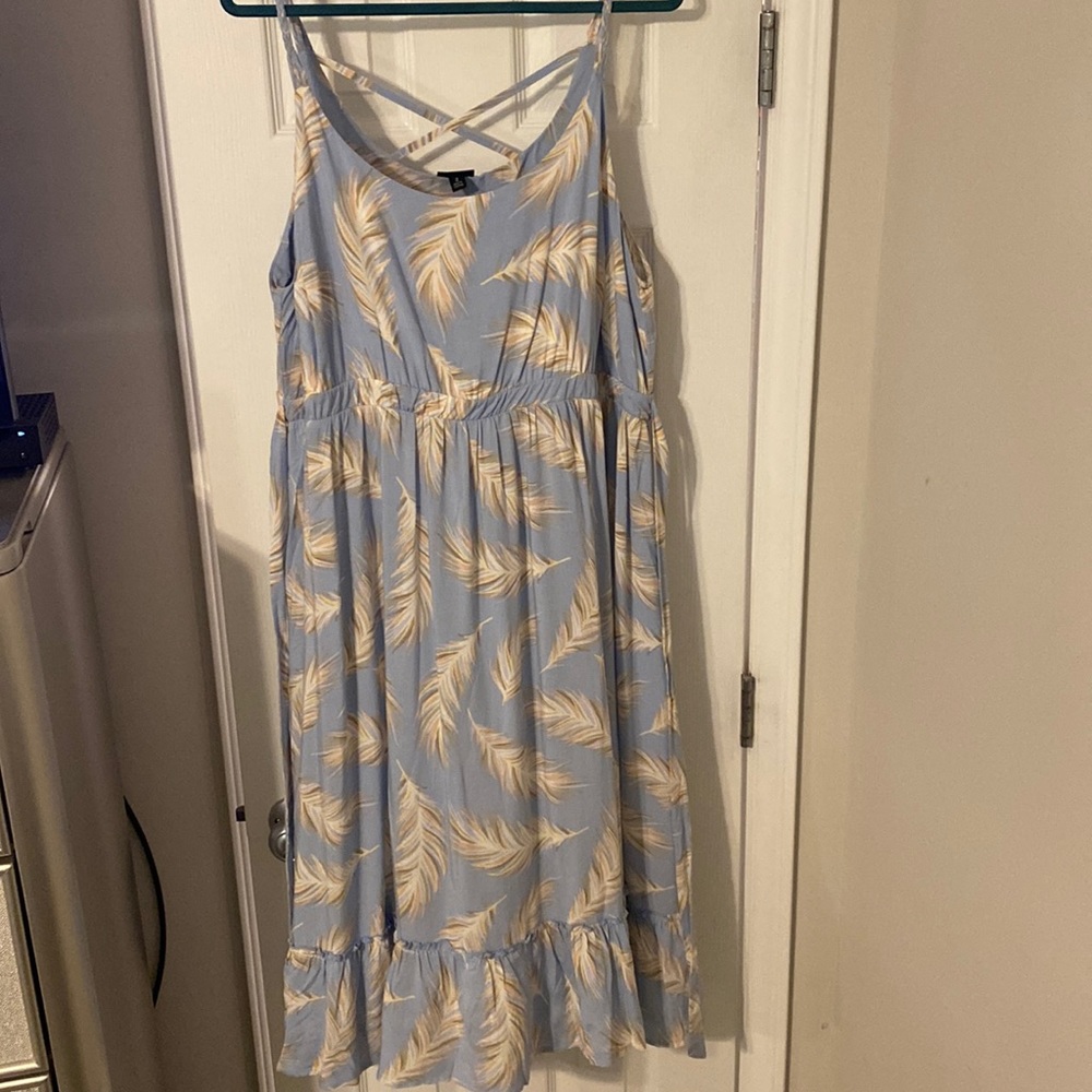 Ruffled hem summer dress